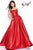 Mac Duggal - Black White Red Style 8876R