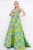 Ieena Duggal  - Bustier Gown Style 8880I in Green