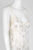 Theia - 890046 Intricately Sequined Illusion Sheath Gown In Ivory