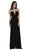 Cinderella Divine - Dazzled Illusion High Neck Sheath Dress