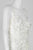 Theia - 890440 Petal Appliqued Long Sheath Gown In White