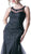 Cinderella Divine - Embellished Bateau Trumpet Dress