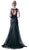 Cinderella Divine - Embellished Bateau Trumpet Dress