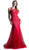 Cinderella Divine - Embellished Bateau Trumpet Dress