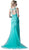 Cinderella Divine - Embellished Bateau Trumpet Dress
