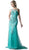 Cinderella Divine - Embellished Bateau Trumpet Dress