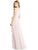 Jenny Packham - JP1007 Shirred Jewel A-Line Dress In Pink