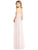 Jenny Packham - JP1008 Strapless Ruched Bodice Chiffon Gown In Pink