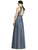 Alfred Sung - D747 Sleeveless Satin Twill A Line Dress In Gray