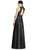 Alfred Sung - D747 Sleeveless Satin Twill A Line Dress In Black