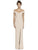 Dessy Collection - 3012 Crepe Off-Shoulder Trumpet Dress In Neutral
