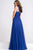 Sweetheart Neckline Ruched Bodice Chiffon Dress JVN94199