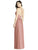 Dessy Collection - 3019 Vneck Crisscross Back Chiffon Dress In Pink