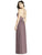 Dessy Collection - 3019 Vneck Crisscross Back Chiffon Dress In Brown