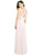 Dessy Collection - 3021 Sleeveless V-neck Lux Chiffon A-line Dress In Pink