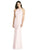 Dessy Collection - 3022 Ruffled Crisscross Back Dress In Pink