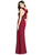 Dessy Collection - 3022 Ruffled Crisscross Back Dress In Red