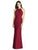 Dessy Collection - 3022 Ruffled Crisscross Back Dress In Red