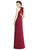 Jy - Jenny Yoo - JY538 High Halter Ribbon Accented Trumpet Gown In Red