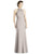 Jy - Jenny Yoo - JY538 High Halter Ribbon Accented Trumpet Gown In Neutral