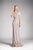 Cinderella Divine - 8995 Sequined Jewel Sheath Evening Dress In Neutral