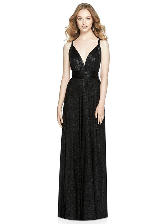 Dessy Collection - SOHO-TWIST Twisted Matte Jersey Evening Dress In Black