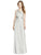 Dessy Collection - SOHO-TWIST Twisted Matte Jersey Evening Dress In Silver