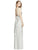 Dessy Collection - SOHO-TWIST Twisted Matte Jersey Evening Dress In Silver