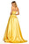 Sherri Hill - 52776 Two Piece Strapless Beaded Belt A Line Satin Dress