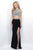 Two-Piece Pearl Encrusted Cropped Top Dress 11065