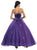 Floral Jeweled Sweetheart Formal Ballgown