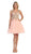 Sleeveless Ornate Lace Illusion Cocktail Dress