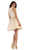 May Queen - Lace Jewel A-line Cocktail Dress