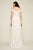 Tadashi Shoji - Lace Illusion Neck Sheath Dress In White