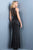 Scala - 48783 Sequin Jewel Sheath Dress in Black