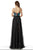 Jovani - 66297 Sequined Sweetheart A-line Dress In Black and Multi