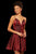 Sherri Hill - 53091 Short Sweetheart Empire A Line Dress In Red