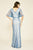 Tadashi Shoji - Corvus Sequin Lace Gown In Blue