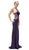 Bead-Ornate Contoured Halter Neck Prom Dress - ADASA