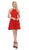 Poly USA - 9009 Fitted Embellished Neckline A-Line Cocktail Dress