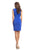 Johnathan Kayne - 9022 Sleeveless Fitted Crepe Cocktail Dress In Blue