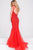 Beaded Sheer Neckline Prom Dress JVN33693