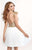 Tarik Ediz - Star Embellished Short Dress 90365 in White