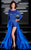 MNM Couture Embellished Bateau A-line Dress 9036 - 1 pc Royal Blue In Size 10 Available In Royal Blue