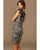 One Shoulder Ruffled Cocktail Dress 90407