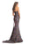Johnathan Kayne - 9040 Plunging Sweetheart Sequined Corset Gown In Multi-Color