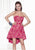 Tarik Ediz - Lace Cocktail Dress 90463 in Pink