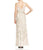 Aidan Mattox - Beaded Long Dress 54470110 in Neutral