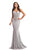 Johnathan Kayne - 9068 Bead Embellished Sweetheart Mermaid Dress In Silver