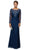 Dancing Queen - 9070 Finely Jeweled Illusion A-Line Long Formal Dress